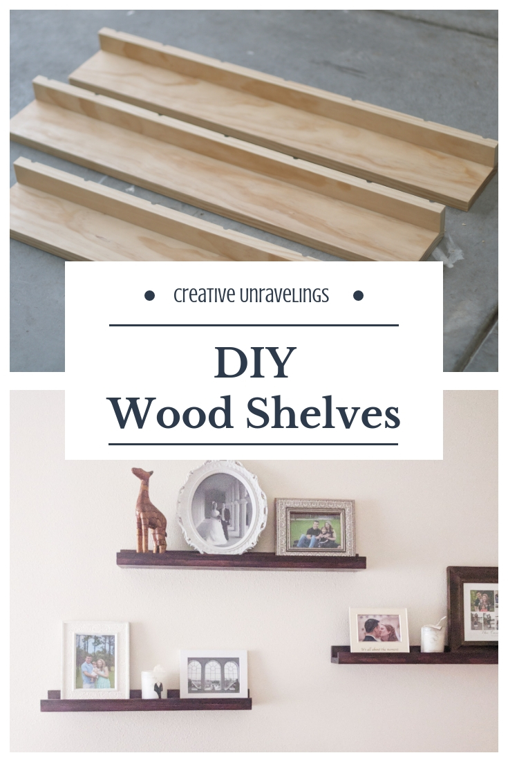 DIY Wood shelves