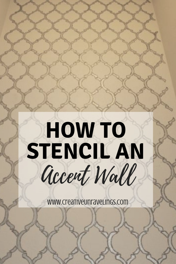 Stenciling Accent wall
