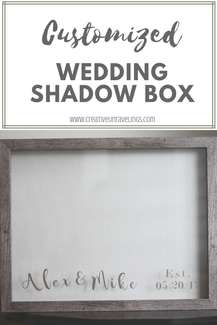 Wedding shadow box
