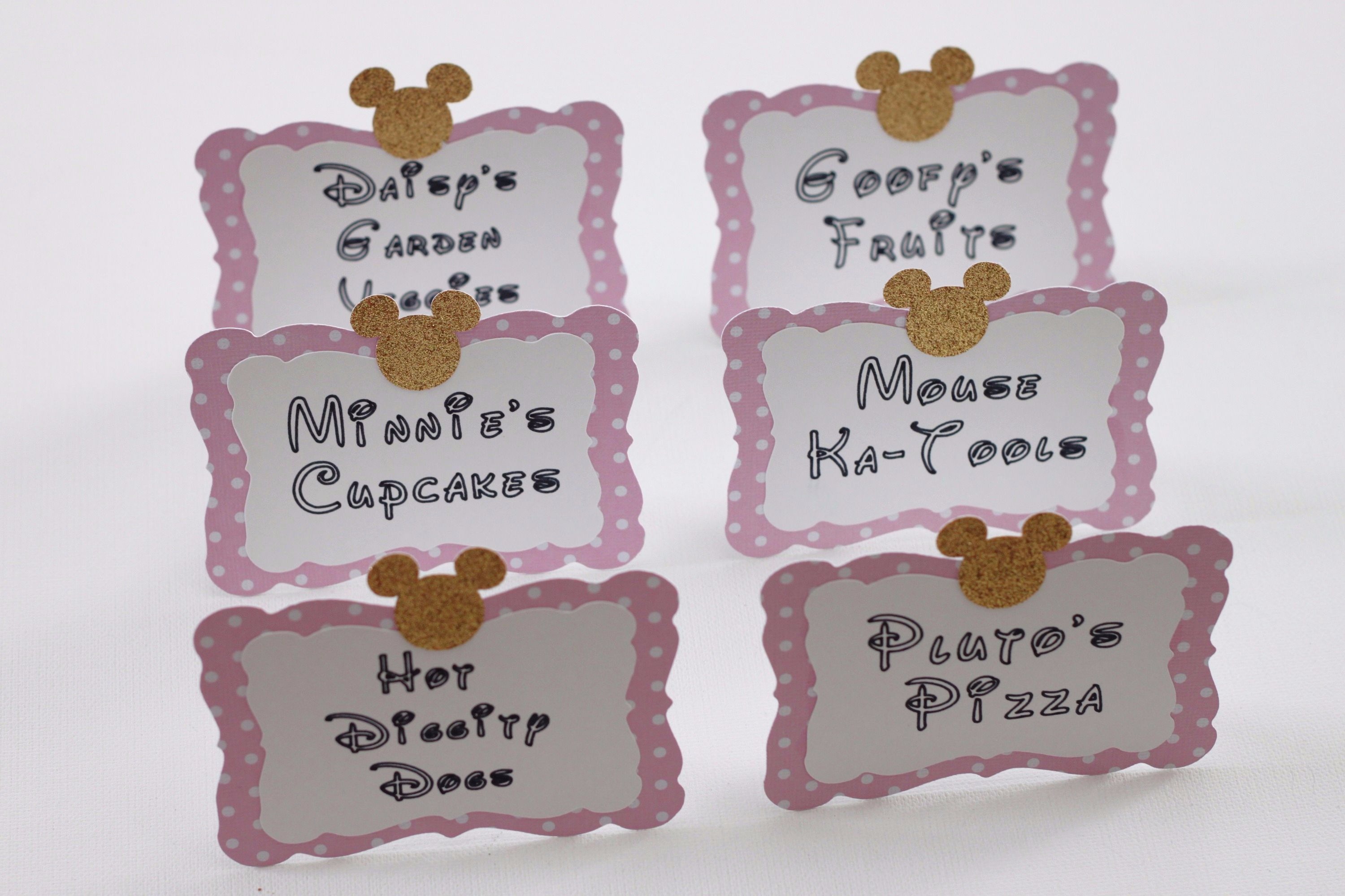 Party food cards