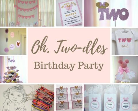 Oh, Two-dles Birthday Party theme